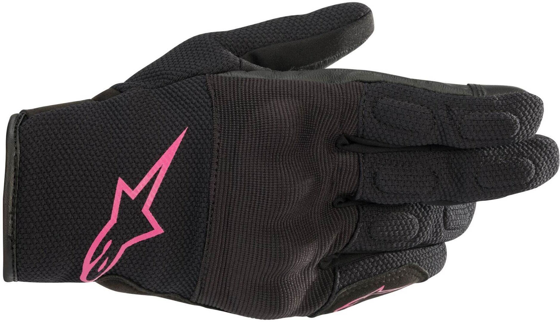 Alpinestars Stella S Max Drystar Damas Impermeable Guantes de Motocicleta - Negro Rosa (XS)