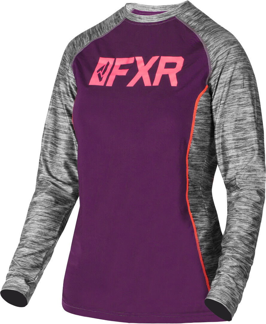 FXR Helium X Tech Camisa Funcional de Damas - Gris Lila (XL)