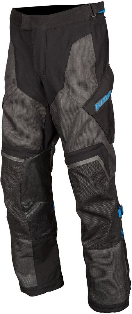 Klim Baja S4 Pantalones Textiles para Motocicletas - Negro Gris (32)