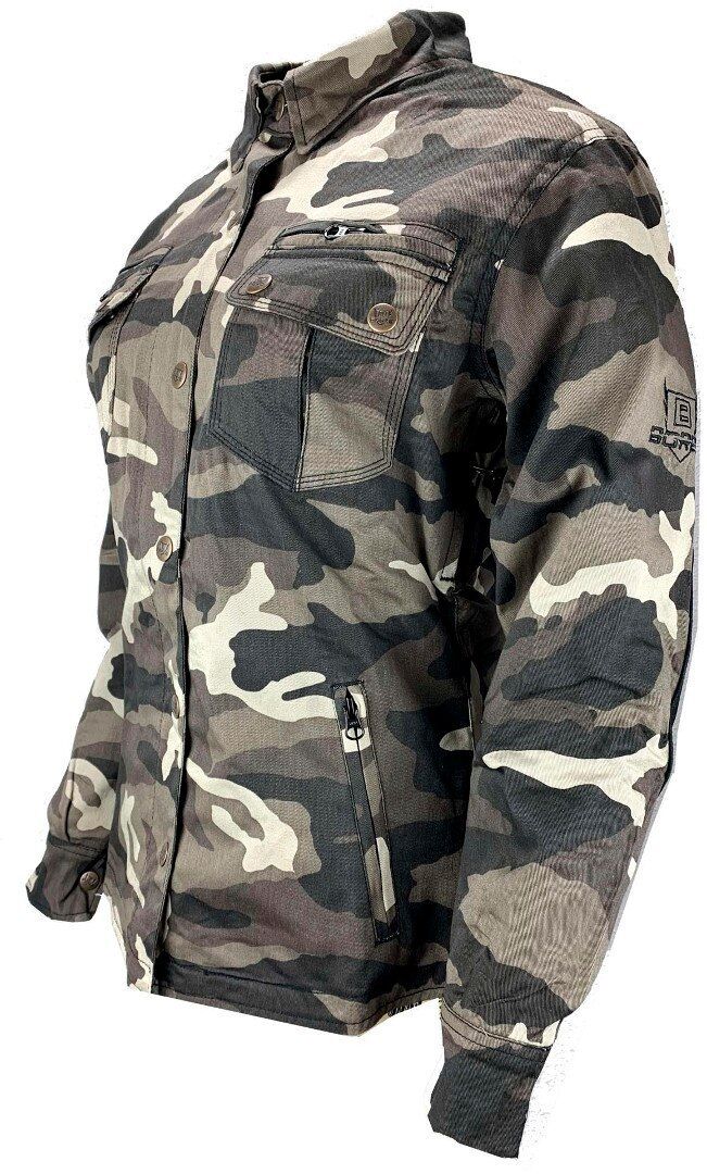 Bores Military Jack Chaqueta textil para motocicletas de señoras - Multicolor (XL)