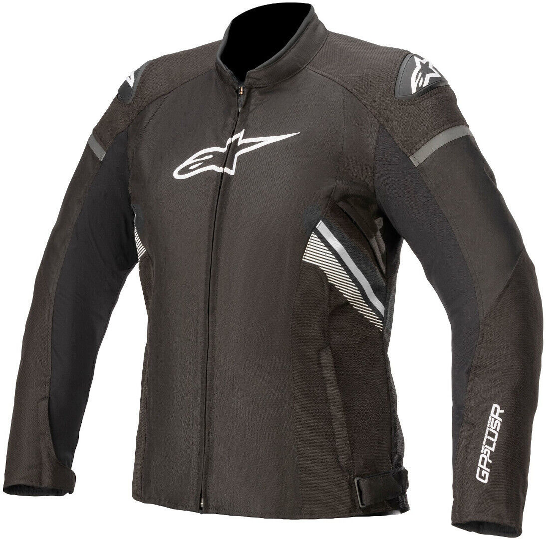 Alpinestars Stella T-GP Plus V3 Chaqueta textil para motocicletas de señoras - Negro Blanco (2XL)