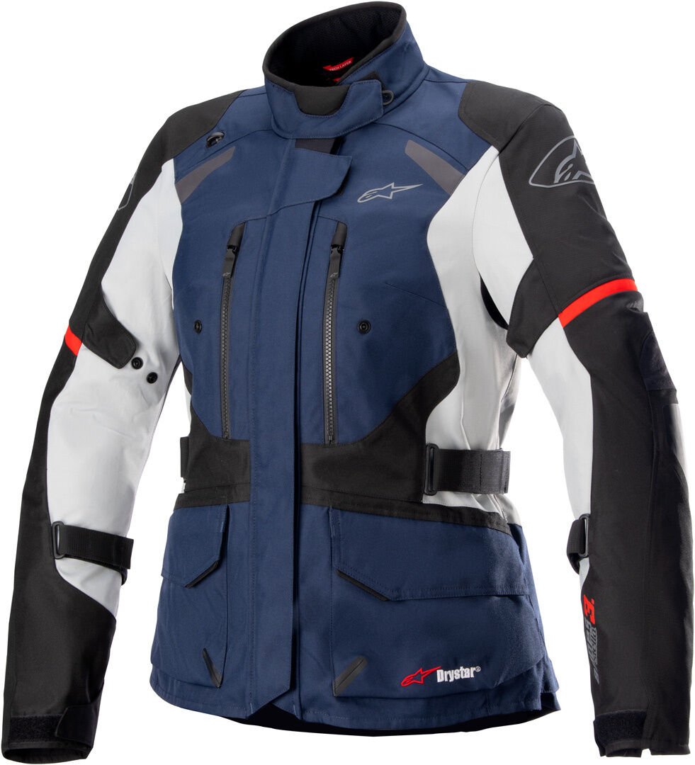 Alpinestars Stella Andes V3 Drystar Chaqueta textil de la motocicleta de las señoras - Azul (M)