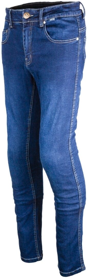 gms Rattle Slim Ladies Motorcycle Jeans - Azul (28)