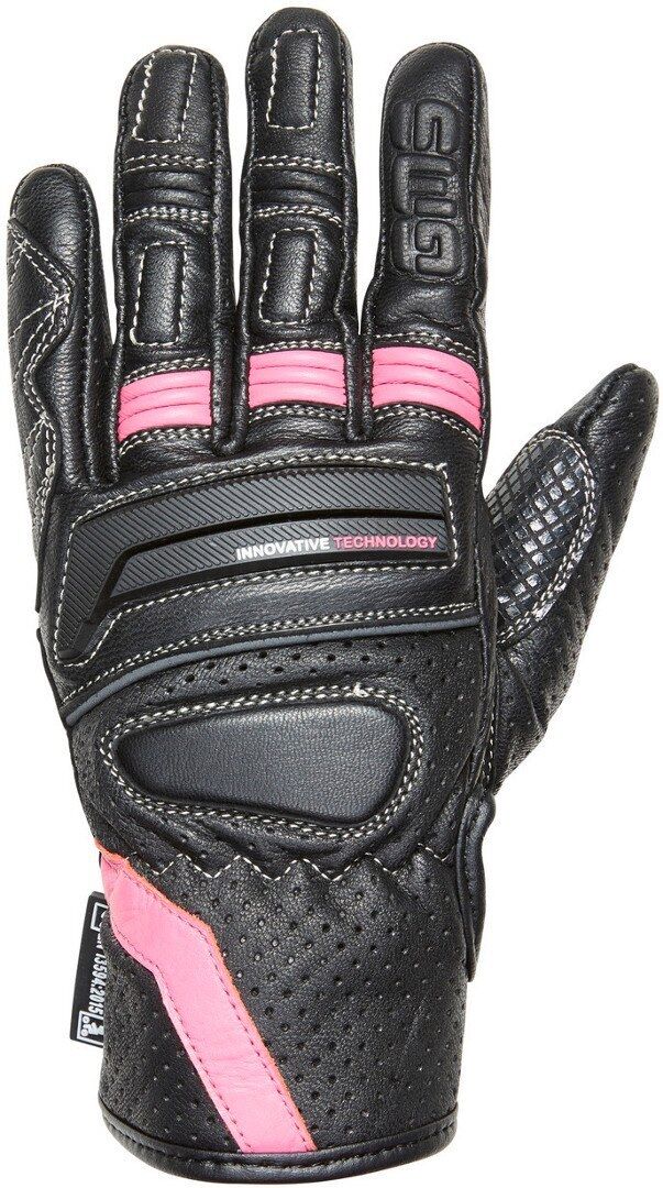 gms Navigator Guantes de chaqueta de señora - Negro Rosa (M)