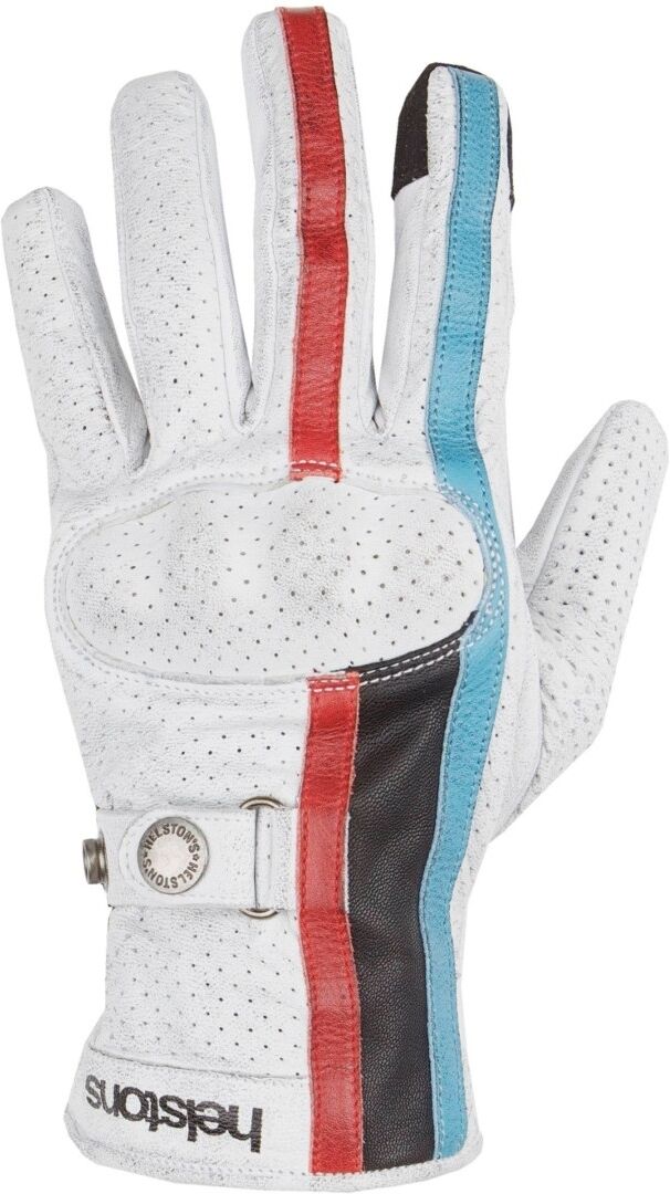 Helstons Eagle Air Guantes de moto - Blanco Rojo (XL)