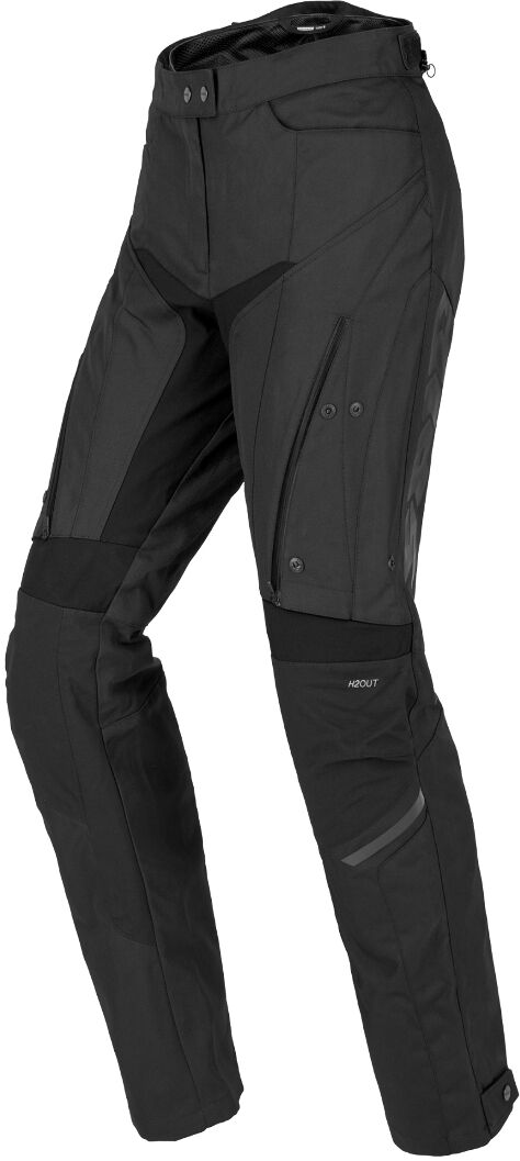 Spidi 4 Season Evo H2Out Pantalones textiles para motocicletas para mujer - Negro (XL)