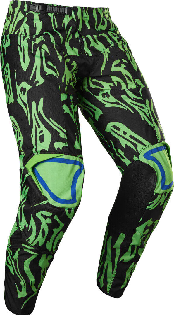 Fox 180 Peril Pantalones de Motocross - Negro Verde (32)