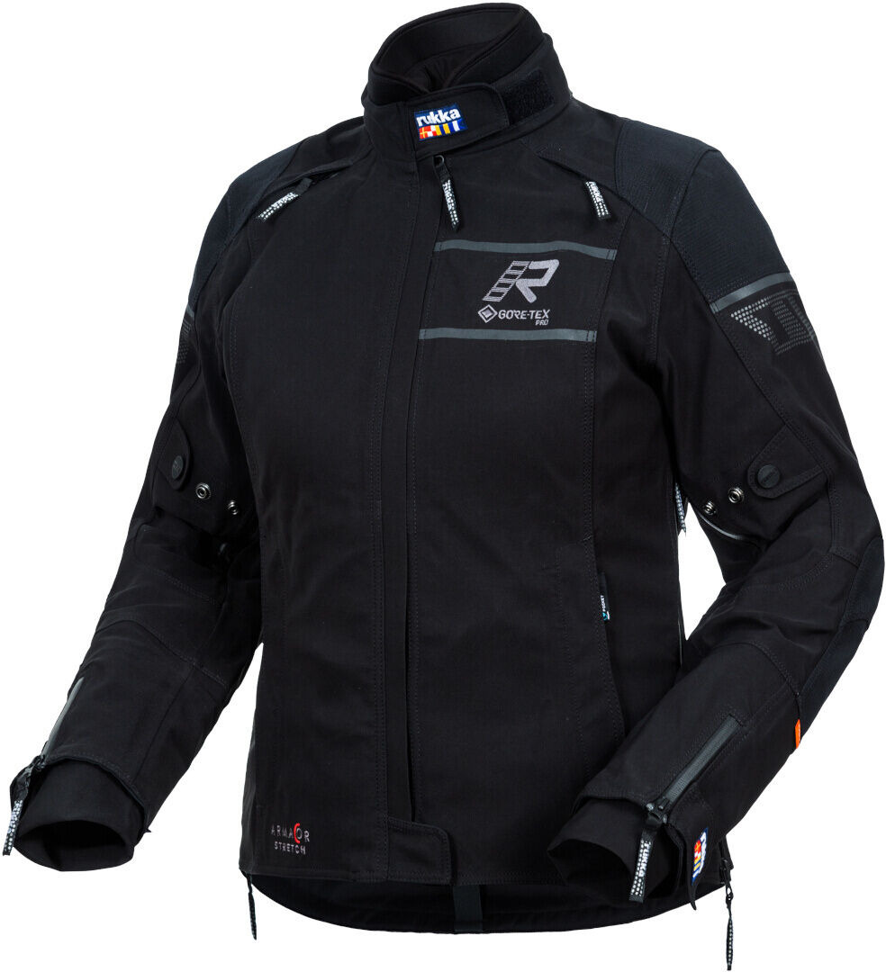 Rukka Raptorina GTX Chaqueta textil para motocicletas para damas - Negro (40)