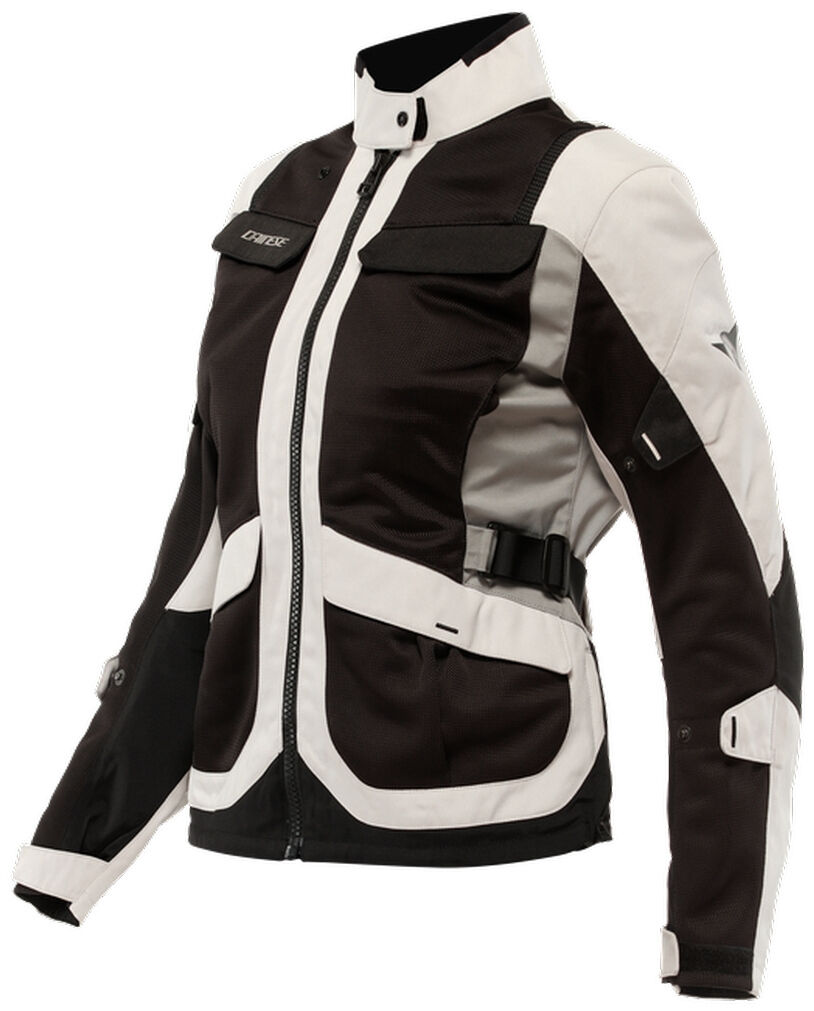 Dainese Desert Tex Chaqueta textil para motocicletas para damas - Negro Beige (40)