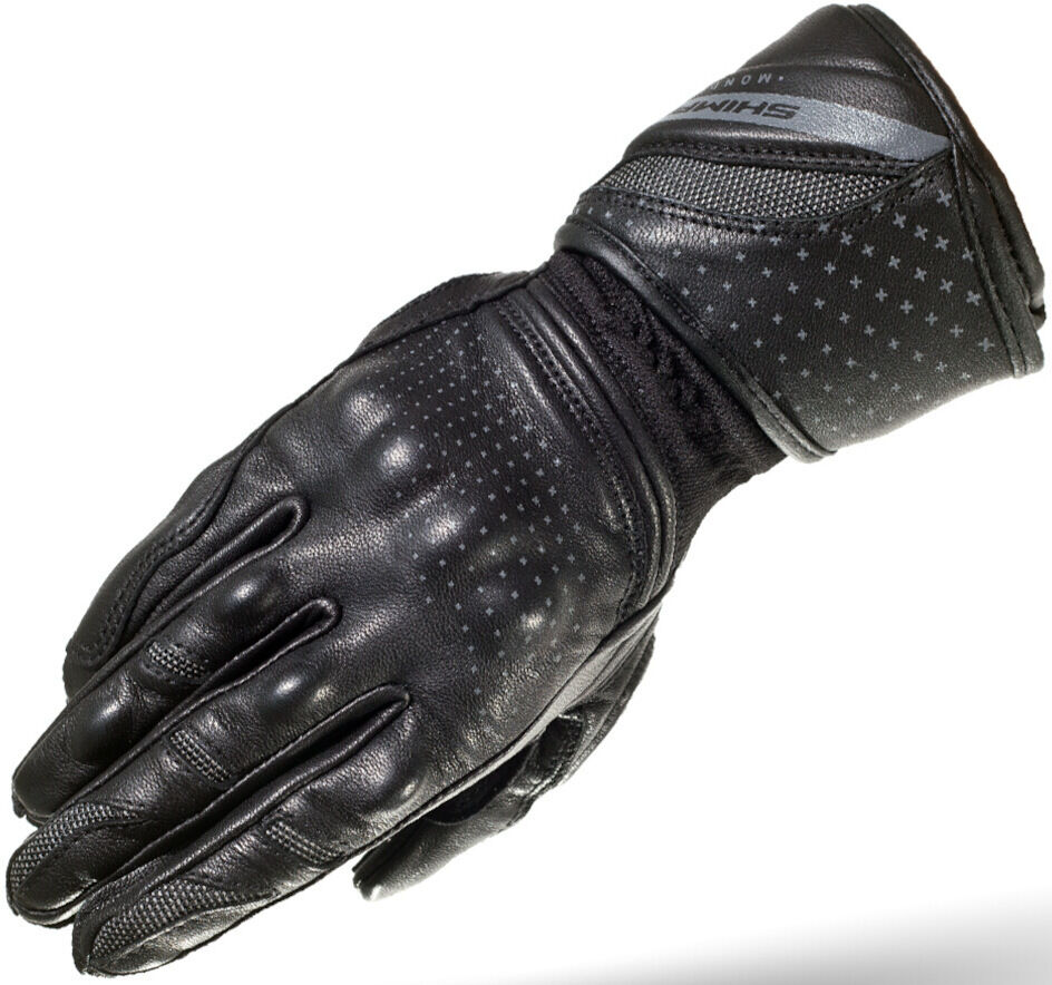 SHIMA Monde Guantes de moto para mujer - Negro (L)