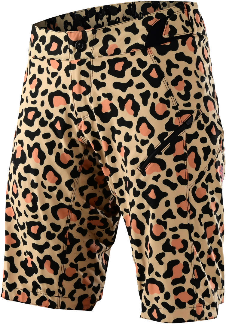 Lee Lilium Shell Leopard Pantalones cortos de bicicleta para damas - Multicolor (XS)