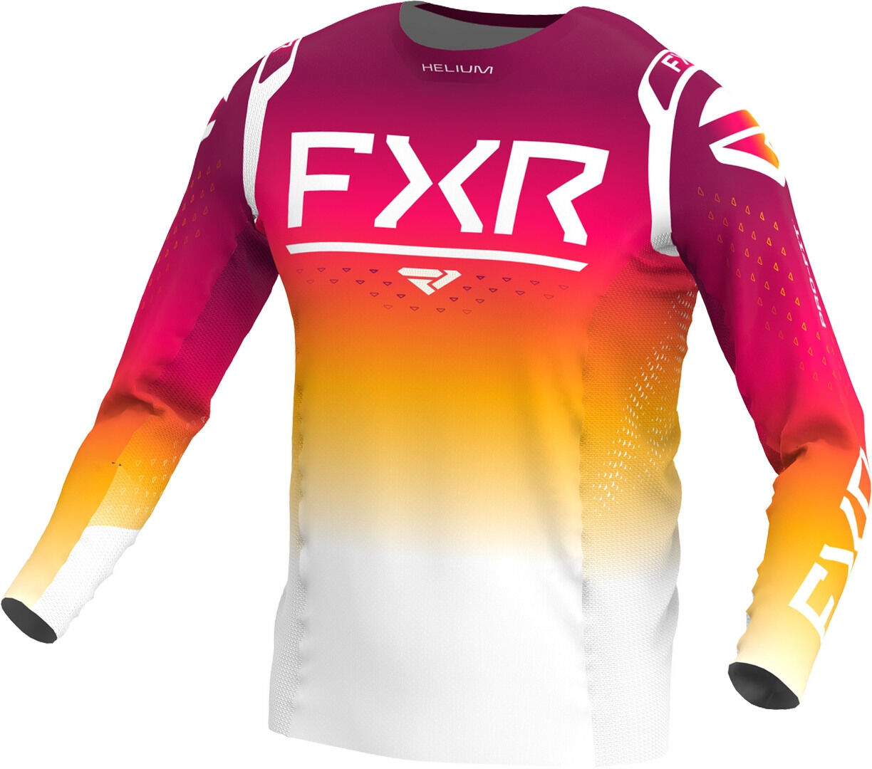 FXR Helium 2023 Maillot de Motocross - Blanco Rosa (XS)