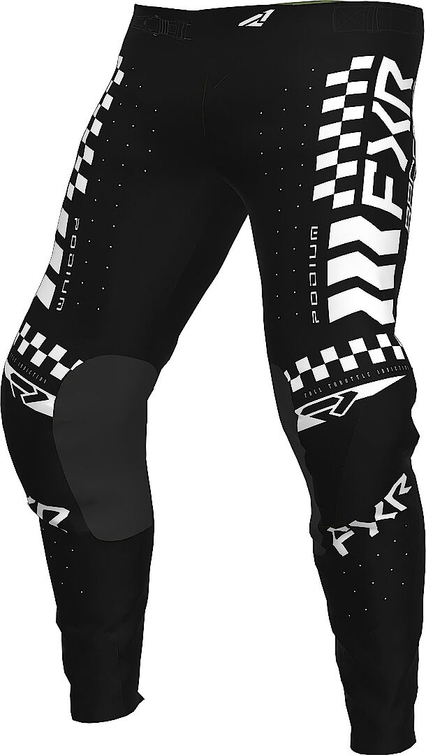 FXR Podium Gladiator 2023 Pantalones de motocross - Negro Blanco (38)