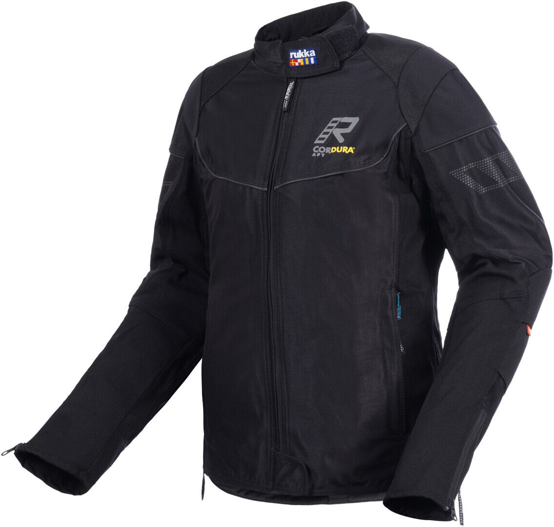 Rukka Airgobina Chaqueta textil de motocicleta para damas - Negro (38)