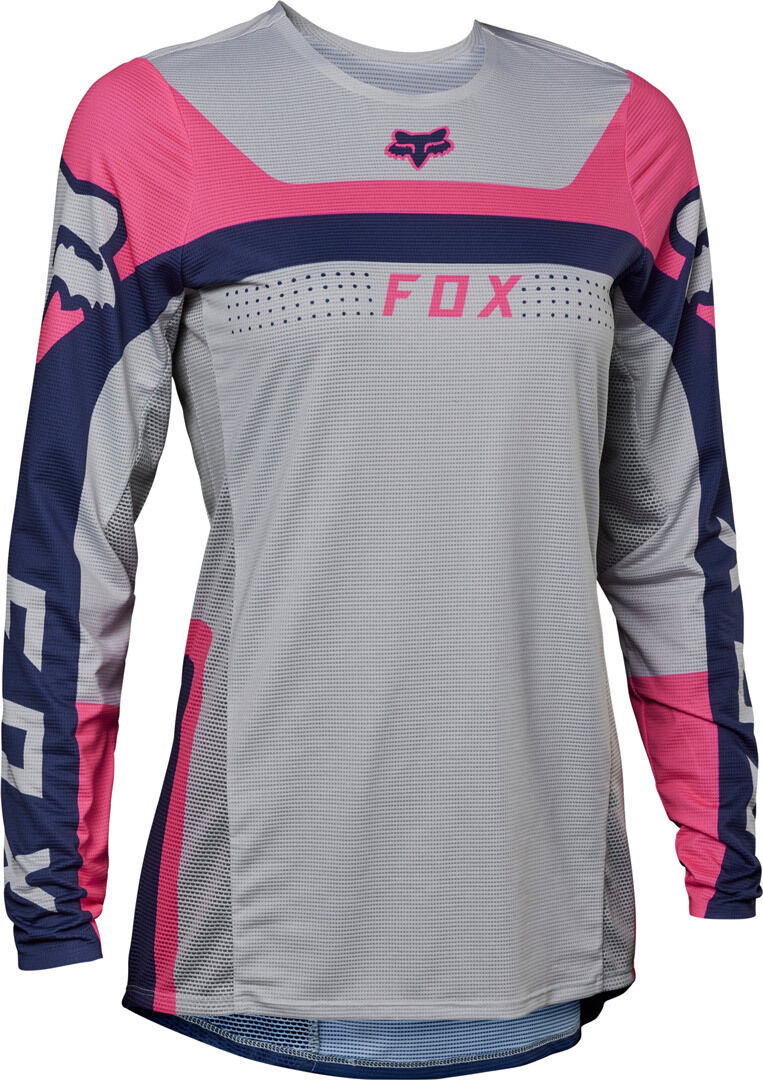 Fox Flexair Efekt Maillot de motocross femenino - Negro Rosa (L)