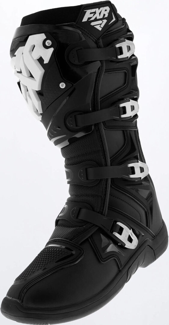 FXR Factory Ride 2023 Botas de motocross - Negro Blanco (47 48)