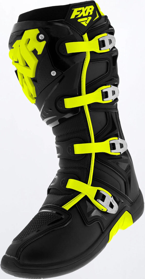 FXR Factory Ride 2023 Botas de motocross - Negro Amarillo (46)