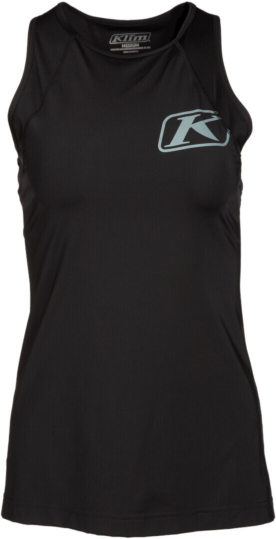 Klim Solstice -1.0 Camiseta sin mangas funcional para damas - Negro (XL)