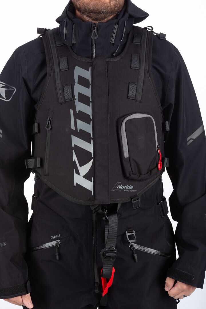 Klim Atlas 14 Avalanche Chaleco Airbag con Mochila - Negro (XS S M)