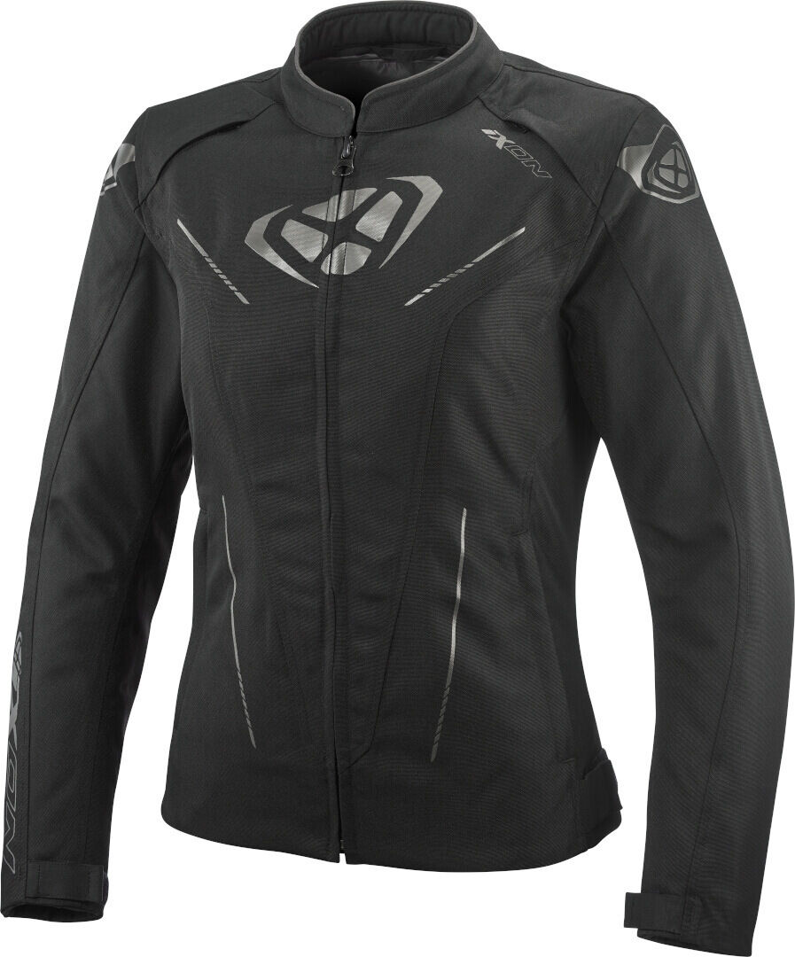 Ixon Prodigy Chaqueta textil impermeable para motociclismo para mujer - Negro (XS)