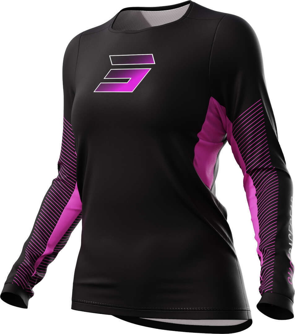 Shot Contact Venus Maillot de motocross para mujer - Negro Rosa (XS)