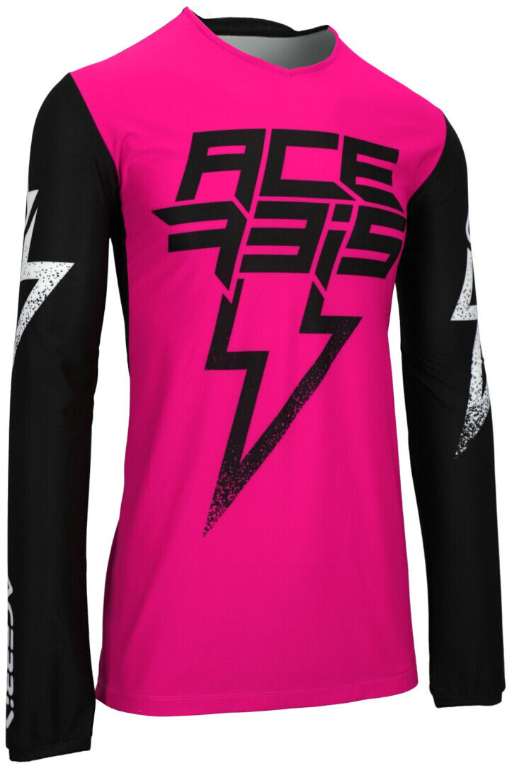 Acerbis X-Flex Blizzard Maillot de motocross - Negro Rosa (XL)