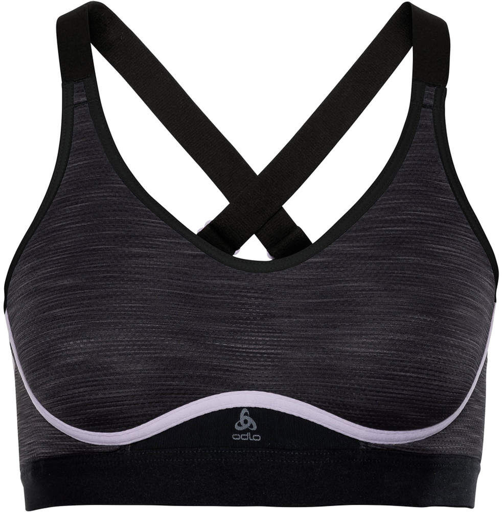 Odlo sports bra zeroweight medium sujetador térmico esquí Negro (S)