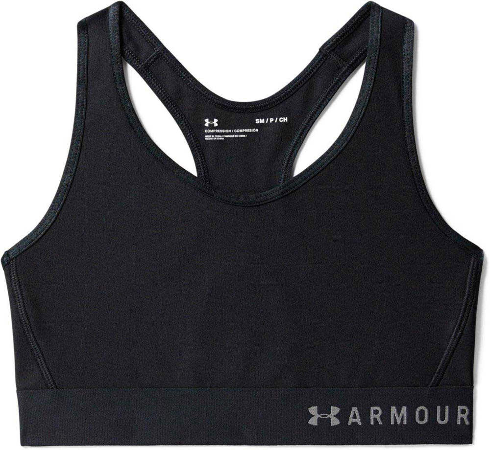 Under Armour amourm mid keyhole sujetadores deportivos Negro (XS)