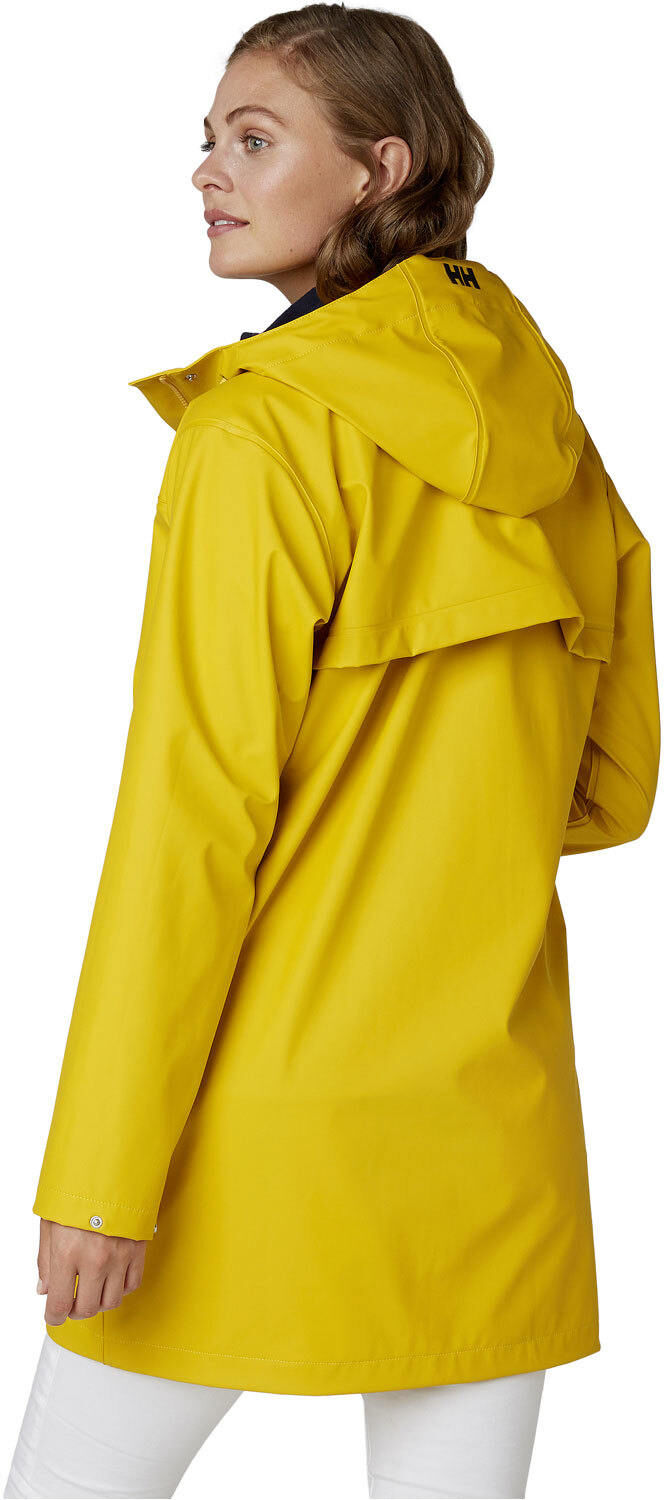 Helly Hansen moss rain chaqueta impermeable mujer Amarillo (XL)