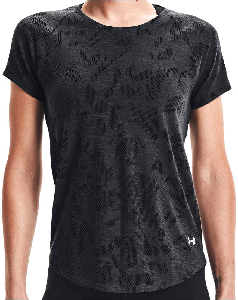 Under Armour streaker forest camiseta entrenamiento manga corta mujer Negro (M)