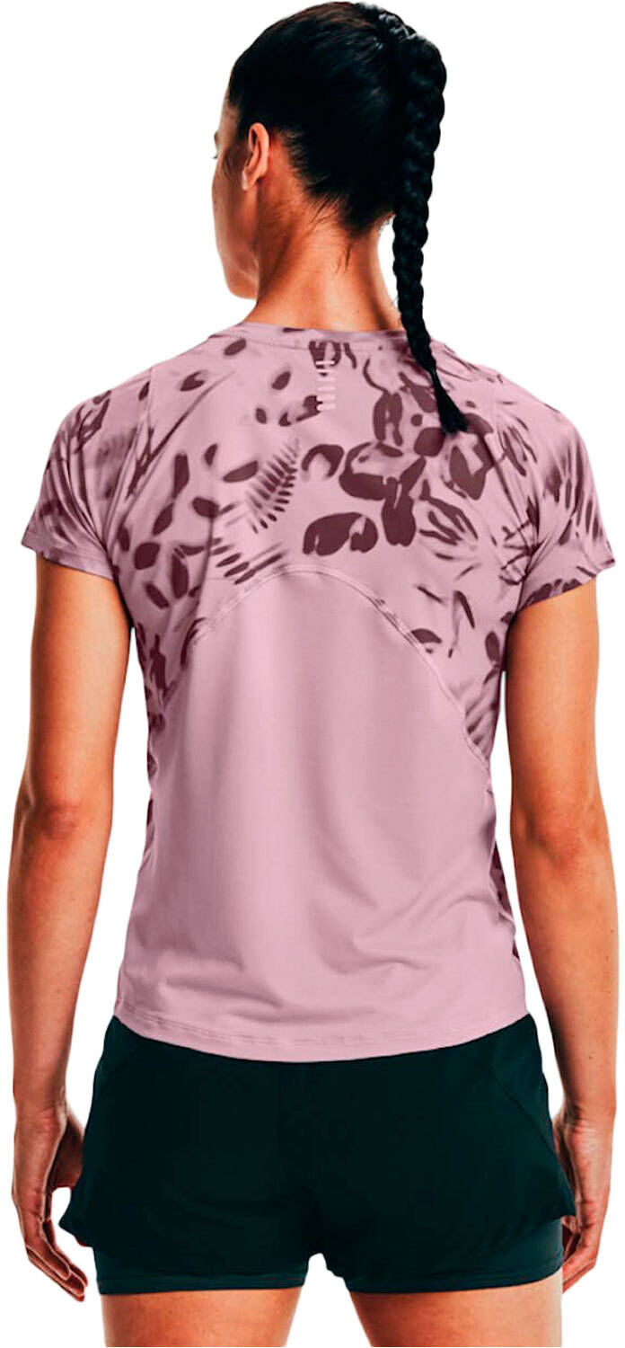 Under Armour iso-chill 200 print camiseta entrenamiento manga corta mujer Rosa (L)