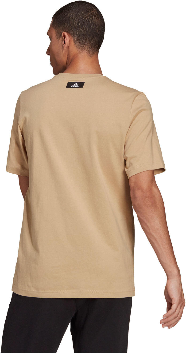 Adidas graphic camiseta manga corta hombre Beige (M)