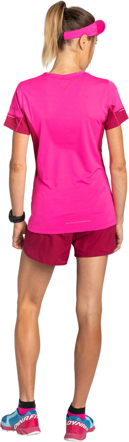 Dynafit vert 2 camiseta montaña manga corta mujer Rosa (L)