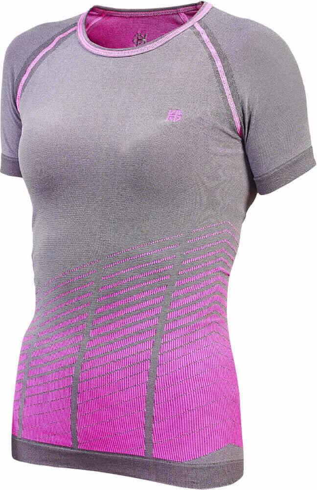 Sporthg hg-wave short sleeved t-shirt camiseta entrenamiento manga corta mujer Rosa (M)