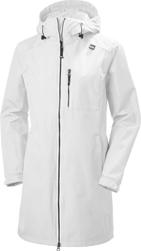 Helly Hansen long belfast chaqueta impermeable mujer Blanco (L)