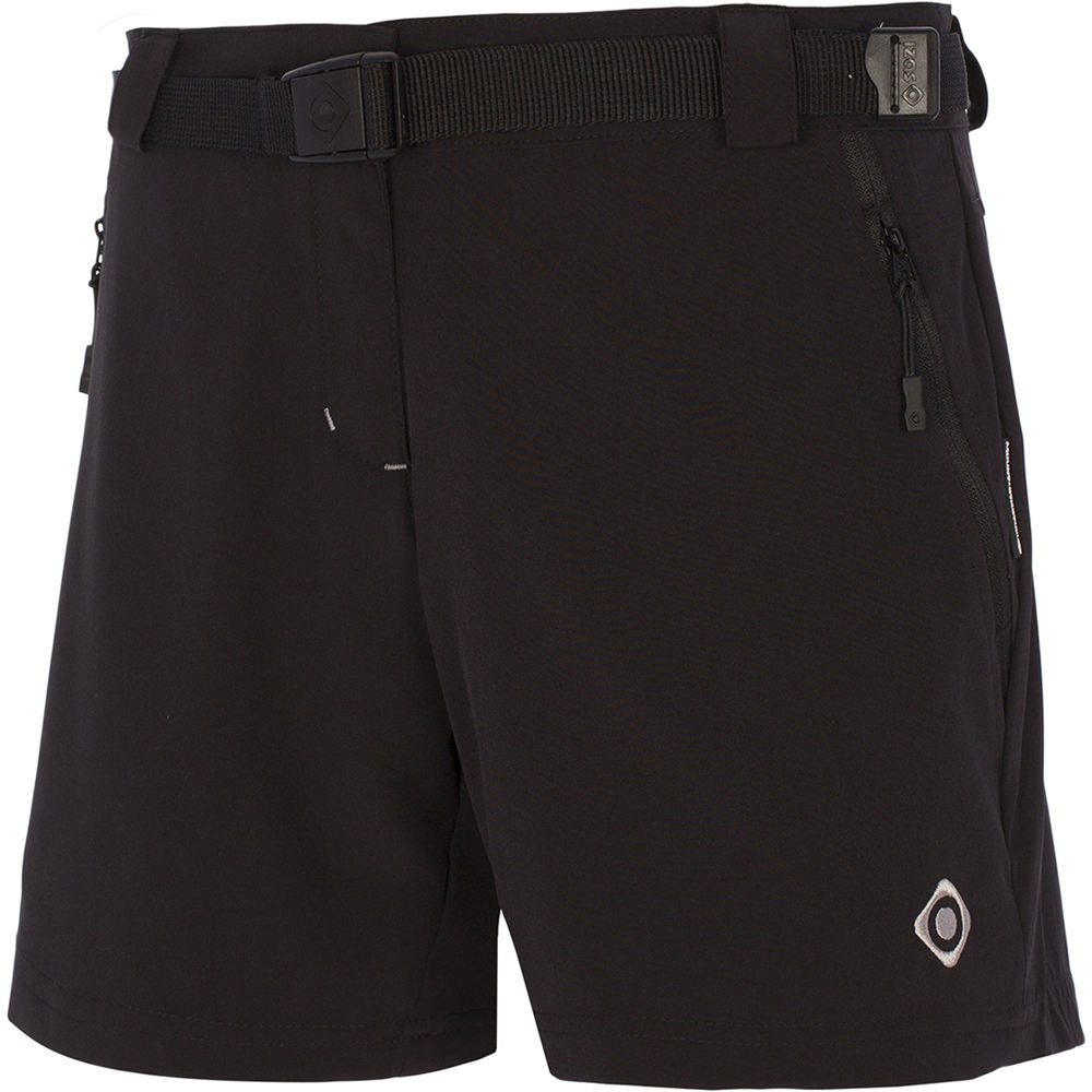 Izas bielsa ii pantalón corto montaña mujer Negro (XS)