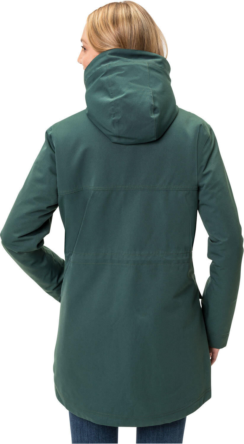 Vaude manukau ii chaqueta impermeable insulada mujer Verde (36)