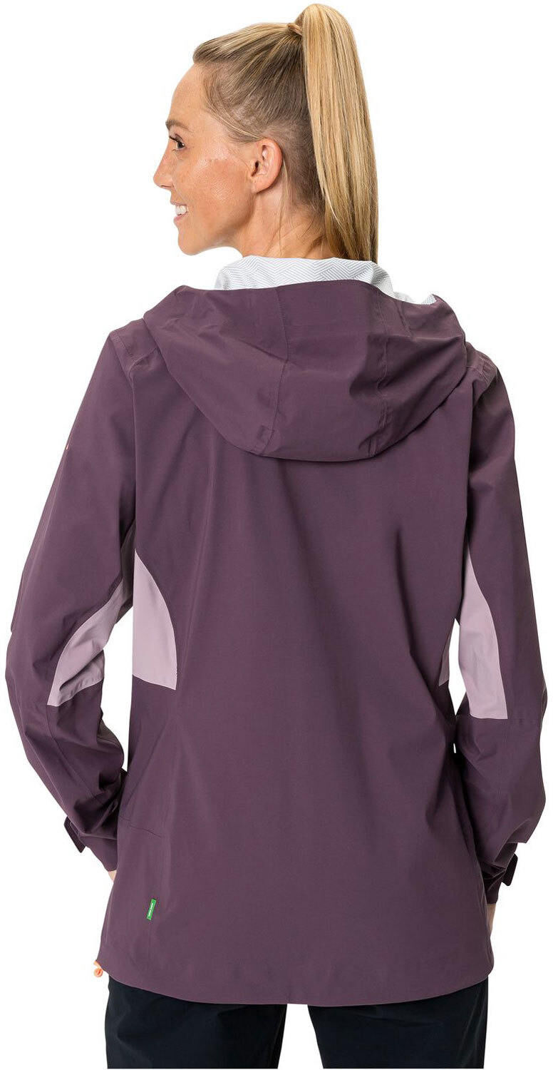 Vaude simony 25l iv chaqueta impermeable mujer Morado (40)