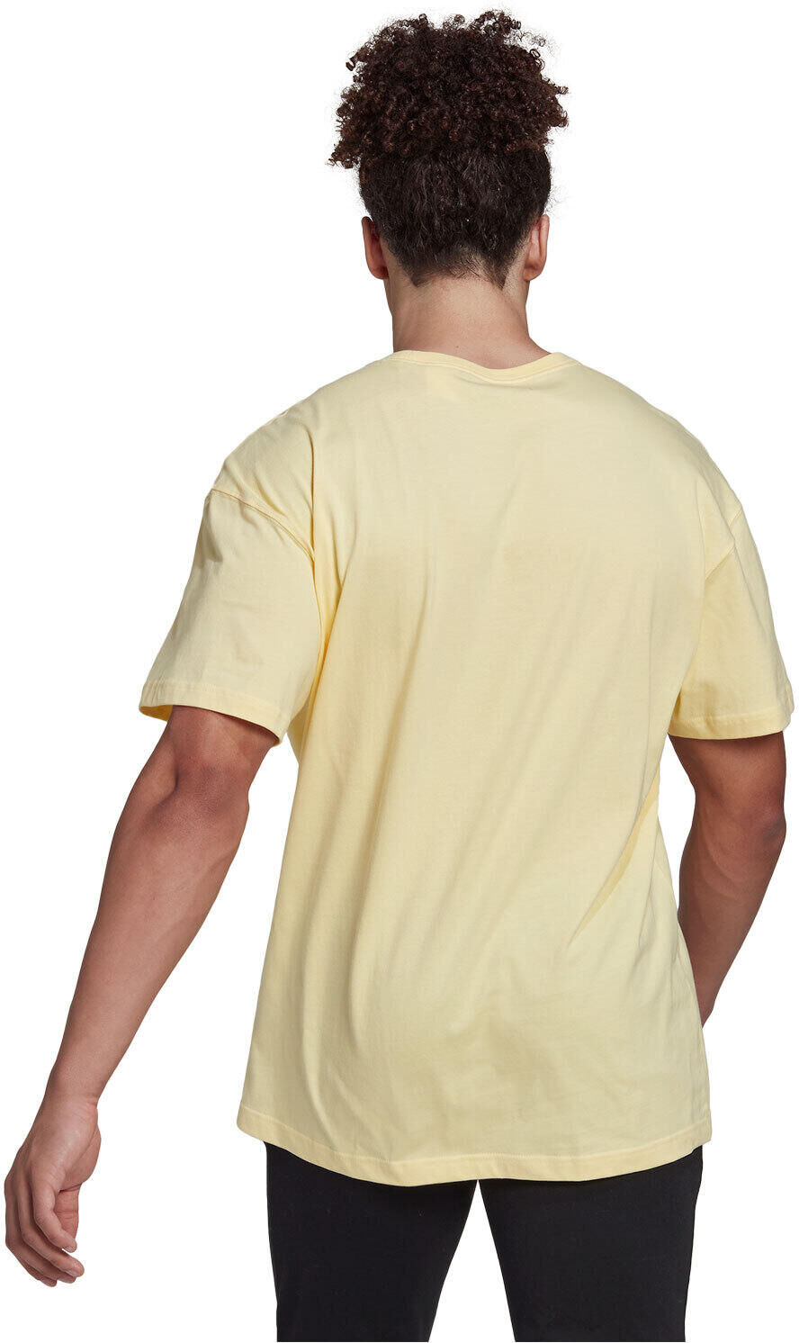 Adidas essentials feelvivid drop shoulder camiseta manga corta hombre Amarillo (L)