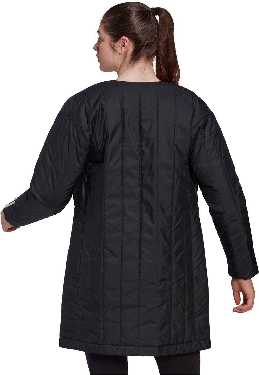 Adidas abrigo itavic seasonal 3 bandas chaquetas mujer Negro (XS)