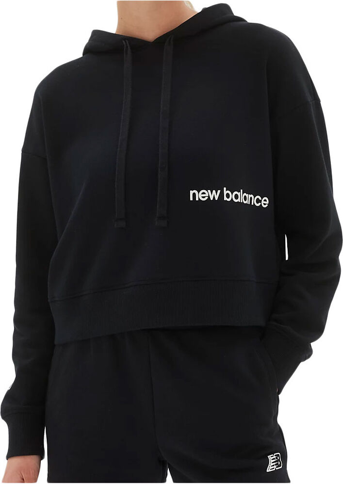 New Balance essentials hoodie sudadera mujer Negro (M)