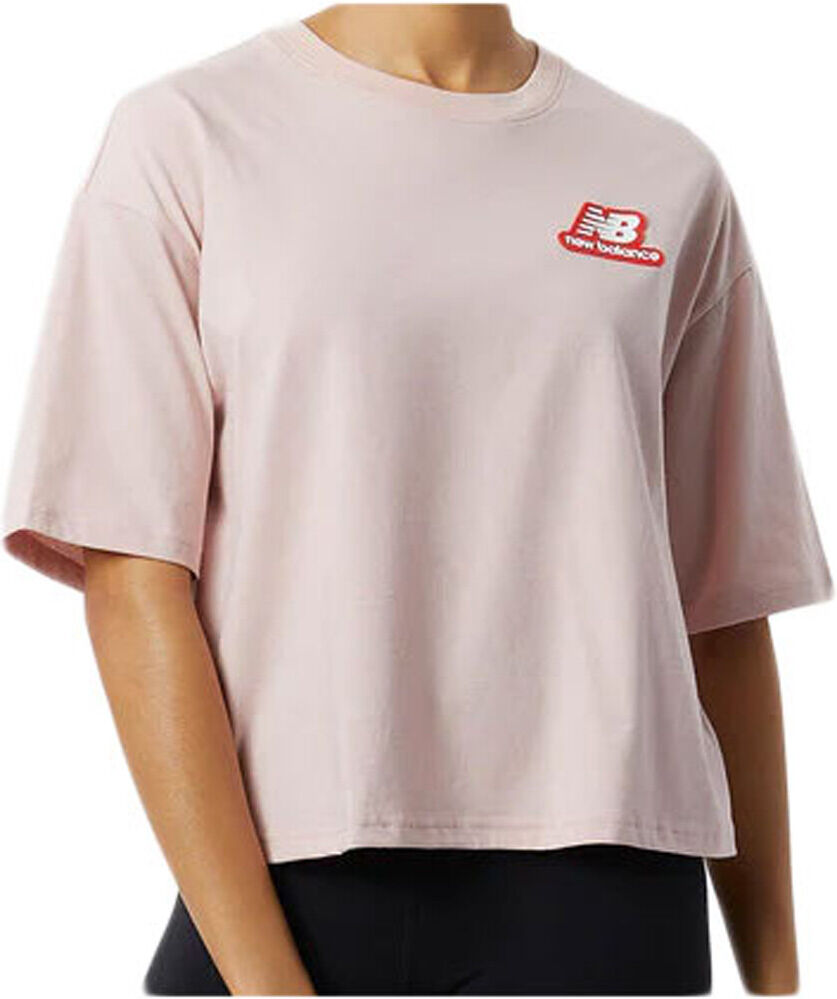 New Balance essentials candy pack tee camiseta manga corta mujer Rosa (M)