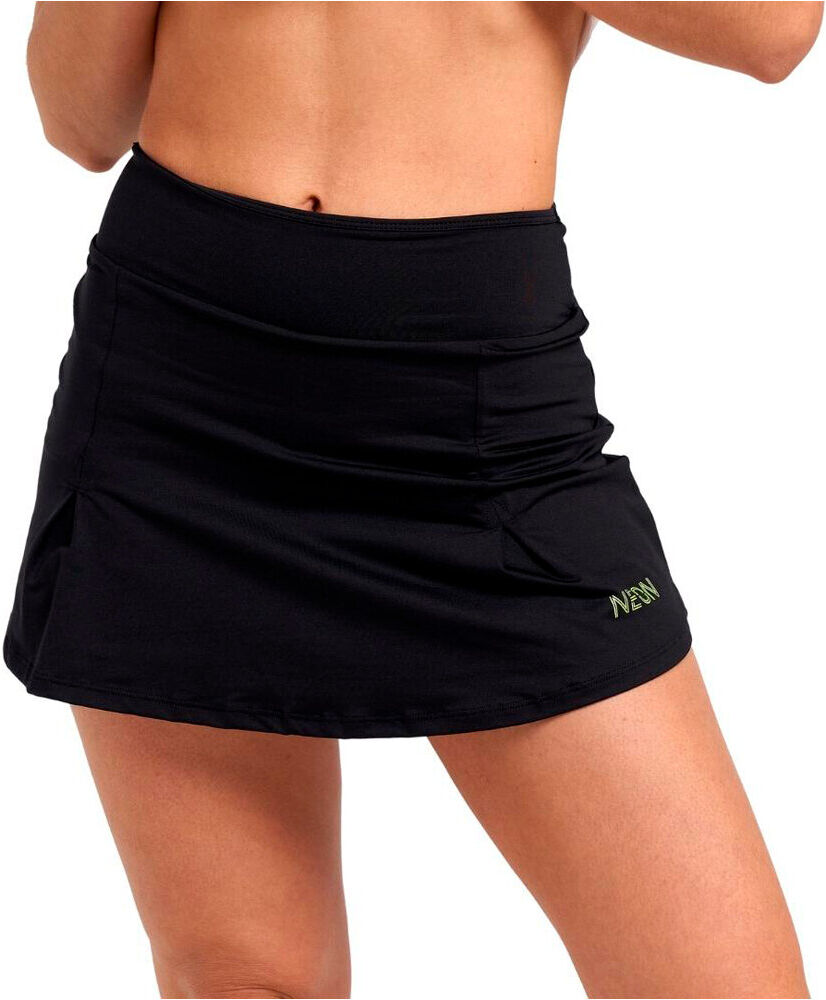 Neon bego basic falda tenis Negro (M)