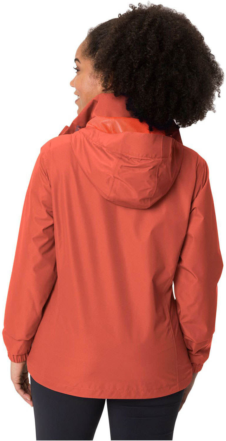 Vaude escape light chaqueta impermeable mujer Rojo (34)