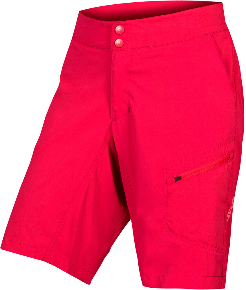 Endura short hummvee lite con culote interior de mujer pantalón corto ciclismo mujer Rojo (S)