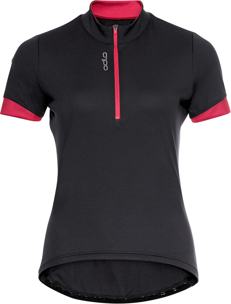 Odlo t-shirt s/u collar s/s 1/2 zip essential maillot manga corta mujer  (XS)