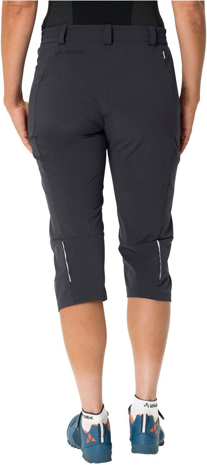 Vaude yaras 3/4 culotte pirata mujer Negro (36)