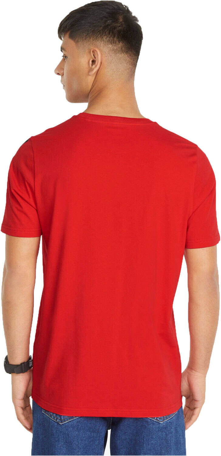 Puma essentials camiseta manga corta hombre Rojo (M)