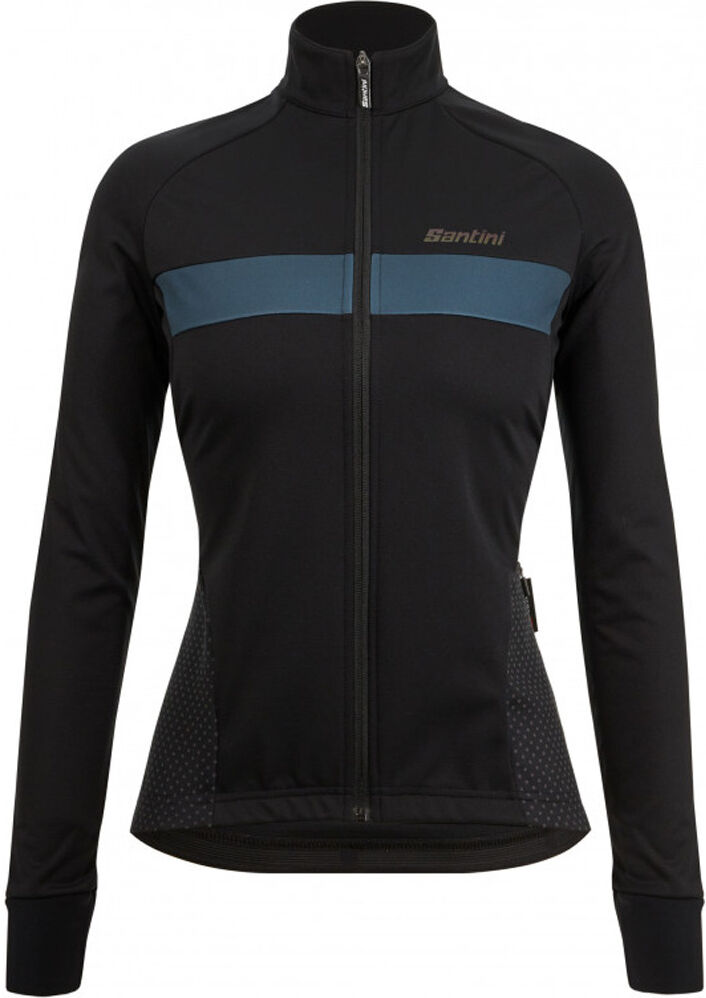 Santini coral bengal jacket cortavientos ciclismo mujer Negro (L)