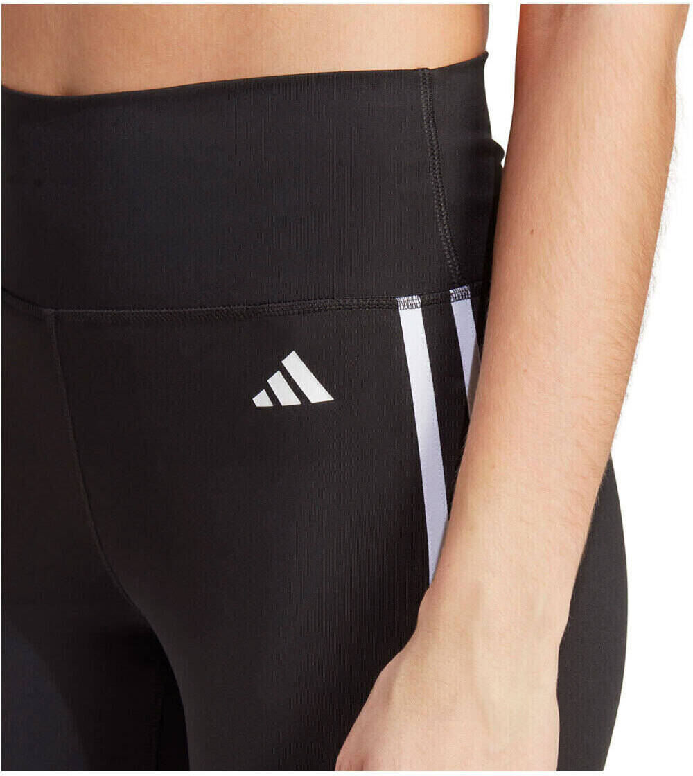 Adidas train essentials 3 bandas 3/4 de tiro alto mallas piratas fitness mujer Negro (XS)